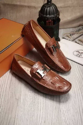 Hermes Business Casual Shoes--053